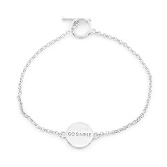 Bracelet en argent et Zircon