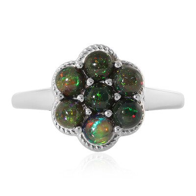Bague en argent et Opale Mezezo
