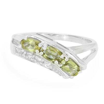 Bague en argent et Apatite Xia