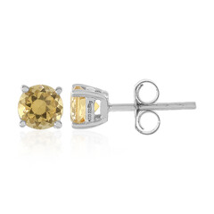 Boucles d'oreilles en argent et Citrine
