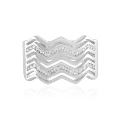 Bague en argent et Zircon (de Melo)