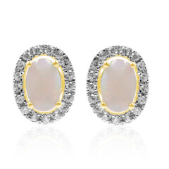 Boucles d'oreilles en or et Opale Welo