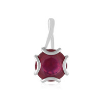 Pendentif en platine et Rubis de Madagascar