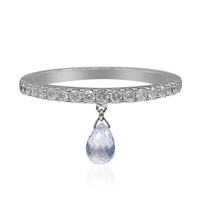 Bague en or et Saphir bleu de Ceylan (Estée Collection)