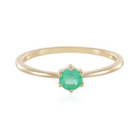 Bague en or et Emeraude de Colombie