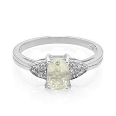 Bague en argent et Orthose