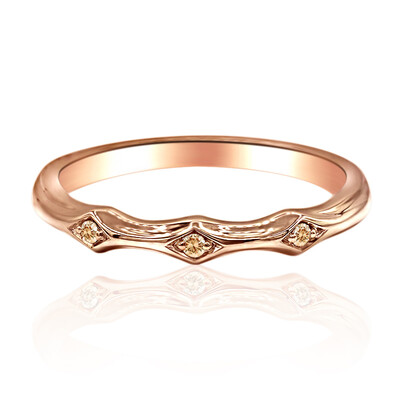 Bague en or et Diamant rose de France SI1 d'Argyle  (Annette)