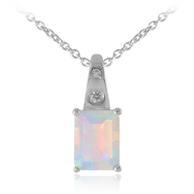 Collier en argent et Opale Welo
