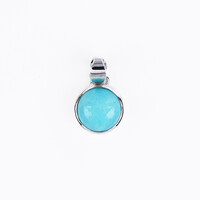 Pendentif en argent et Amazonite