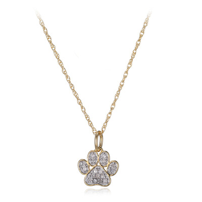 Collier en argent et Diamant I3 (I)