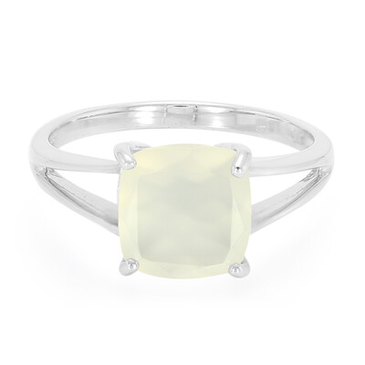 Bague en argent et Pierre de Lune blanche