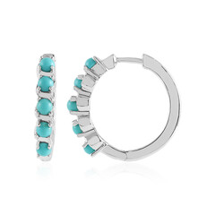 Boucles d'oreilles en argent et Turquoise