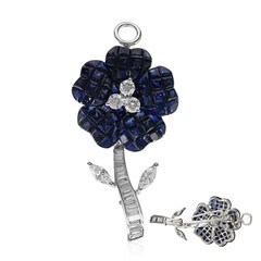 Broche en or et Saphir bleu (Estée Collection)