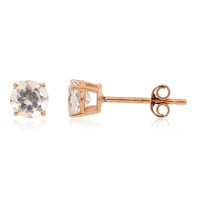 Boucles d'oreilles en or et Morganite