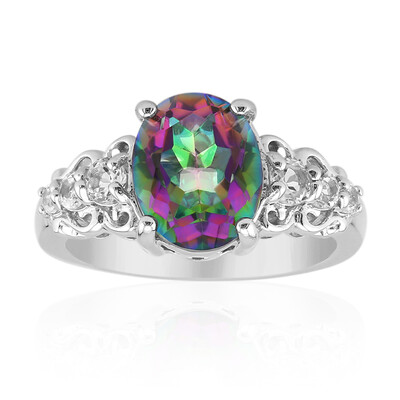 Bague en argent et Quartz mystique