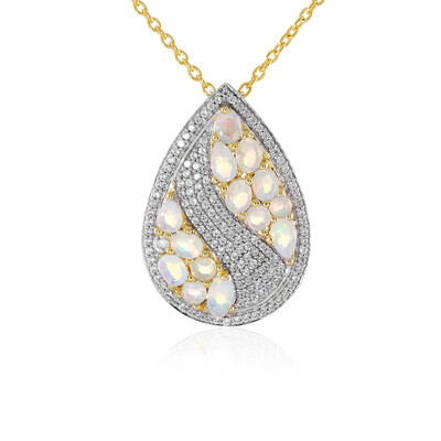 Collier en argent et Opale Welo