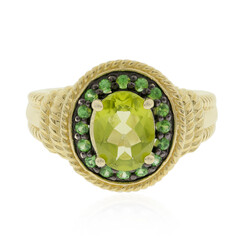 Bague en argent et Péridot
