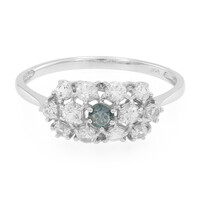 Bague en argent et Saphir de Tanzanie