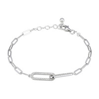 Bracelet en argent et Diamant I3 (I)