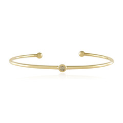 Bracelet en argent et Diamant VS1 champagne