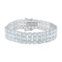 Bracelet en argent et Topaze bleu ciel