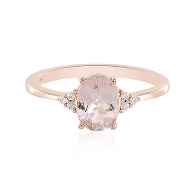 Bague en argent et Morganite