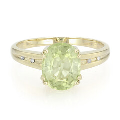 Bague en or et Tourmaline cuprifère