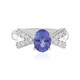 Bague en argent et Tanzanite