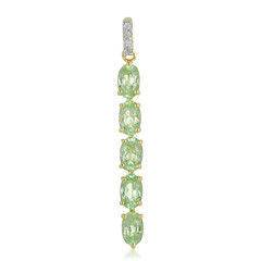 Pendentif en or et Tourmaline Paraïba