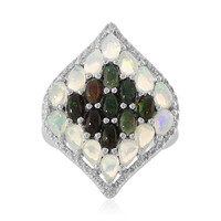 Bague en argent et Opale Welo