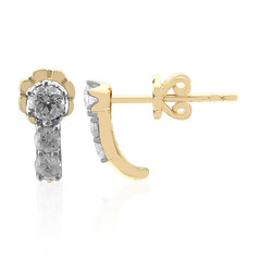 Boucles d'oreilles en or et Diamant SI1 (G)