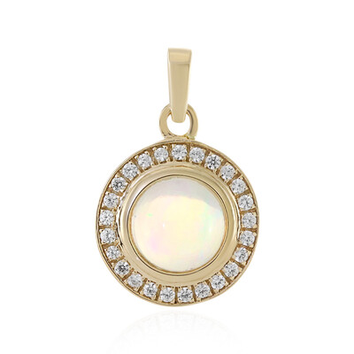 Pendentif en or et Opale Welo