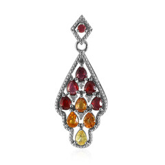 Pendentif en argent et Saphir