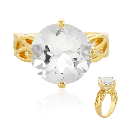 Bague en argent et Quartz blanc