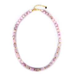 Collier en argent et Kunzite