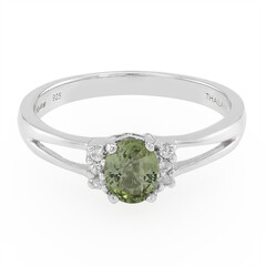 Bague en argent et Tourmaline Paraïba