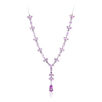 Collier en argent et Améthyste de Bolivie
