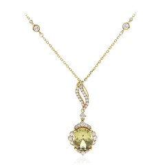 Collier en or et Diaspore à couleur changeante (CIRARI)