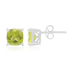 Boucles d'oreilles en argent et Péridot
