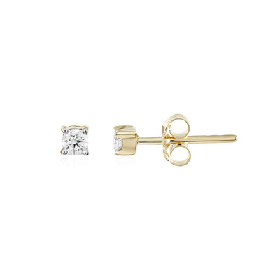 Boucles d'oreilles en or et Diamant SI1 (I)