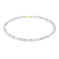 Collier en argent et Béryl fantaisie