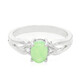 Bague en argent et Chrysoprase