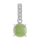Pendentif en argent et Chrysoprase impériale
