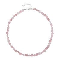 Collier en argent et Kunzite