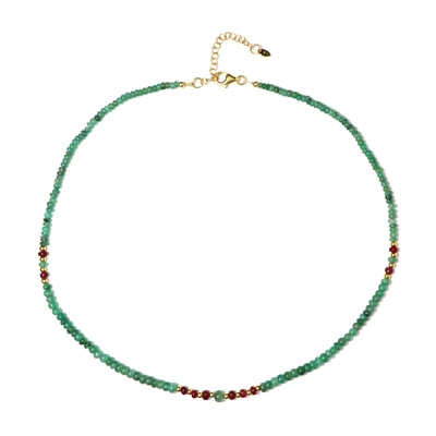 Collier en argent et Emeraude de Zambie