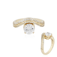 Bague en or et Zircon (de Melo)