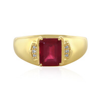 Bague en argent et Rubis de Bemainty