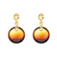 Boucles d'oreilles en argent et Ambre de la Baltique Lever du soleil (dagen)