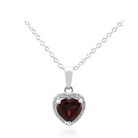 Collier en argent et Grenat Rhodolite