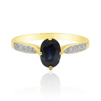 Bague en or et Saphir bleu (Adela Gold)